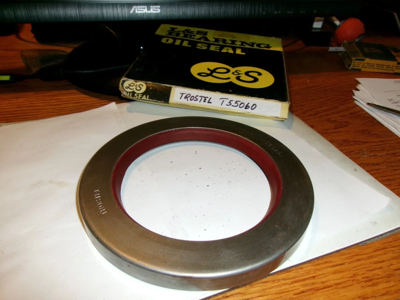 TROSTEL T55060 Oil Seal (NATIONAL 55060) 4.375" x 6.25" x 0.563"