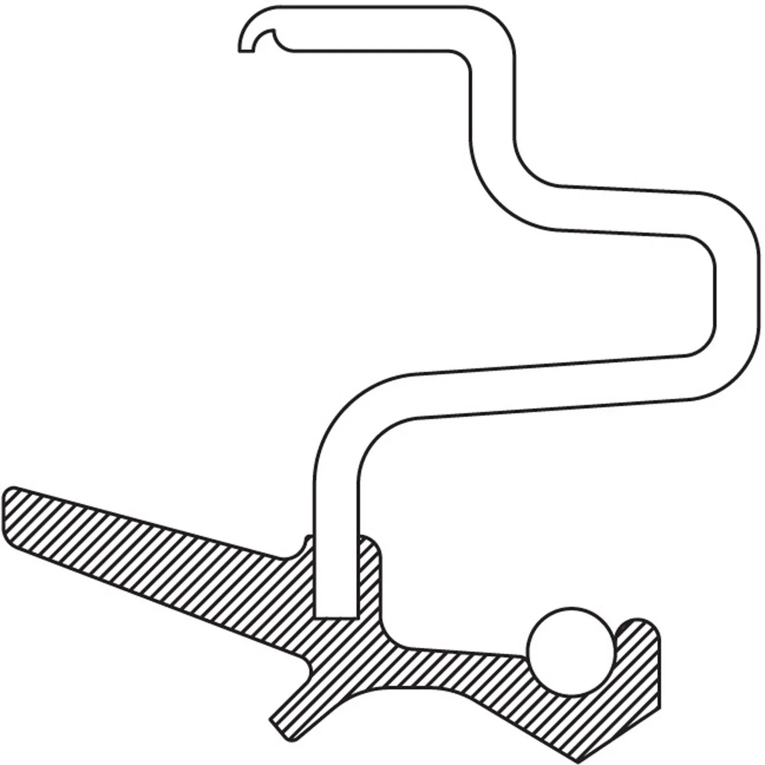 National Bearings 711099 Automatic Transmission Extension Housing Seal image 2