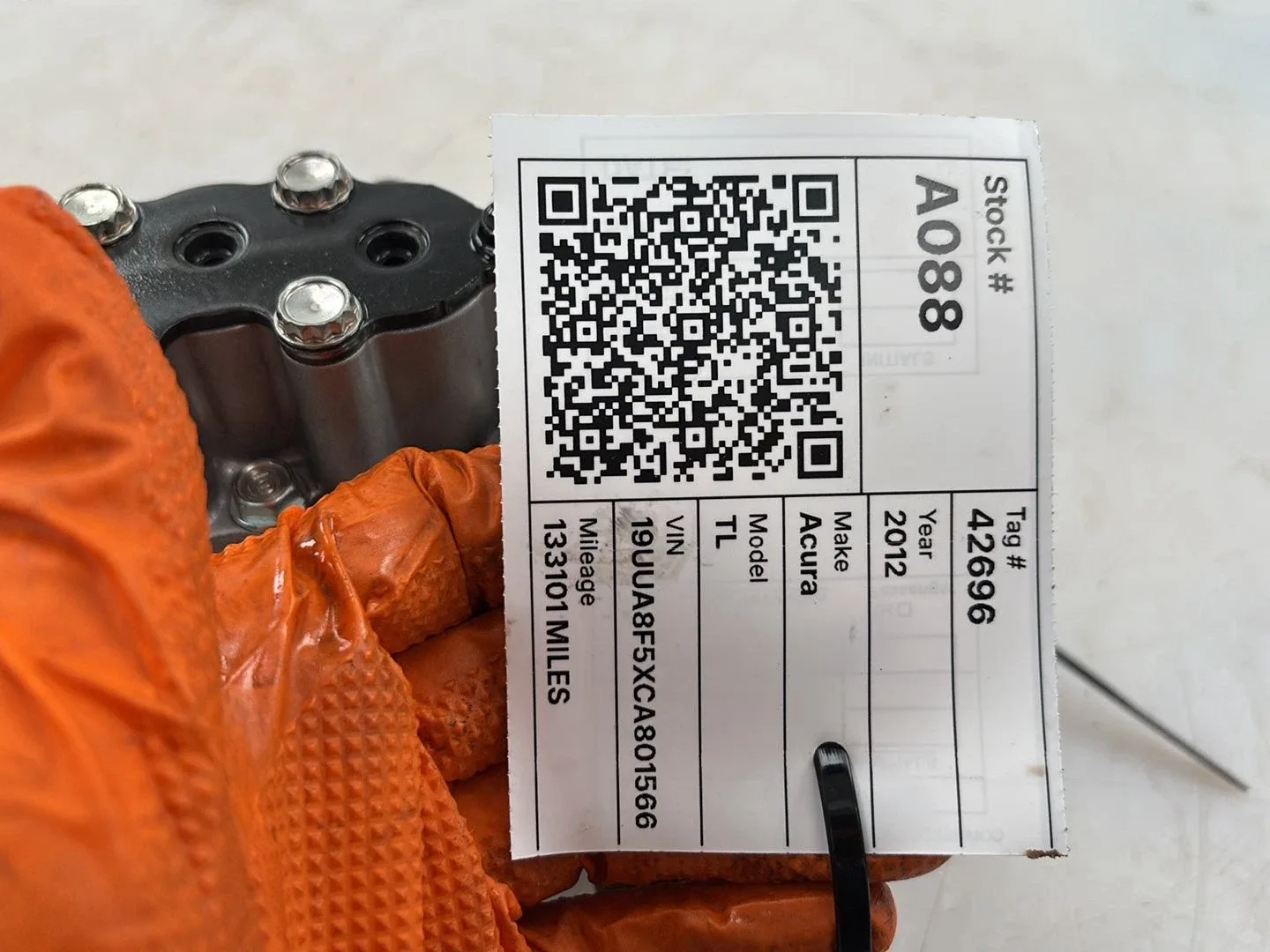 2012-2014 Acura TL MDX RDX RL Valve Body Linear Shift Transmission Solenoid OEM image 2