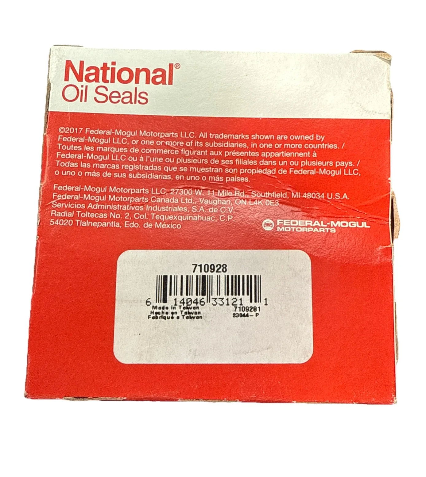 National Bearings 710928 Multi Purpose Oil Seal image 3