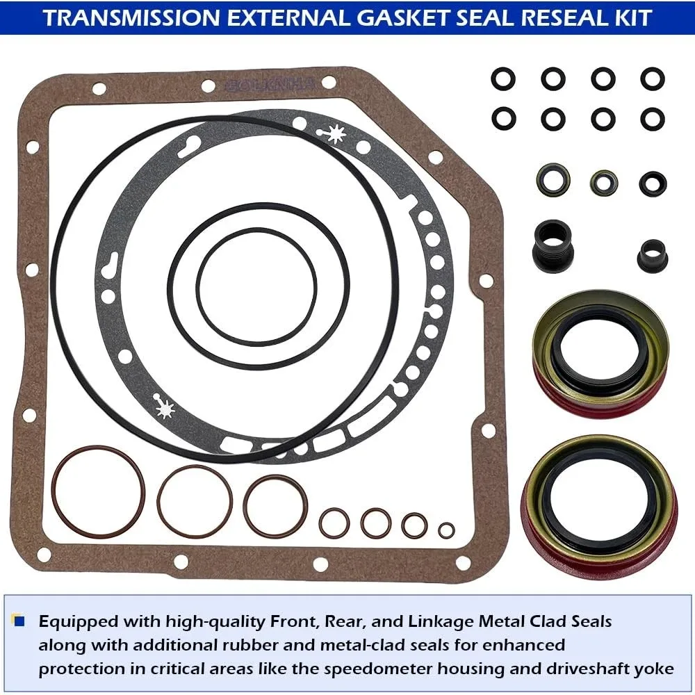 Turbo 350 (TH350C) Full Transmission Kit - Gasket Reseal & Speedo Housing image 4