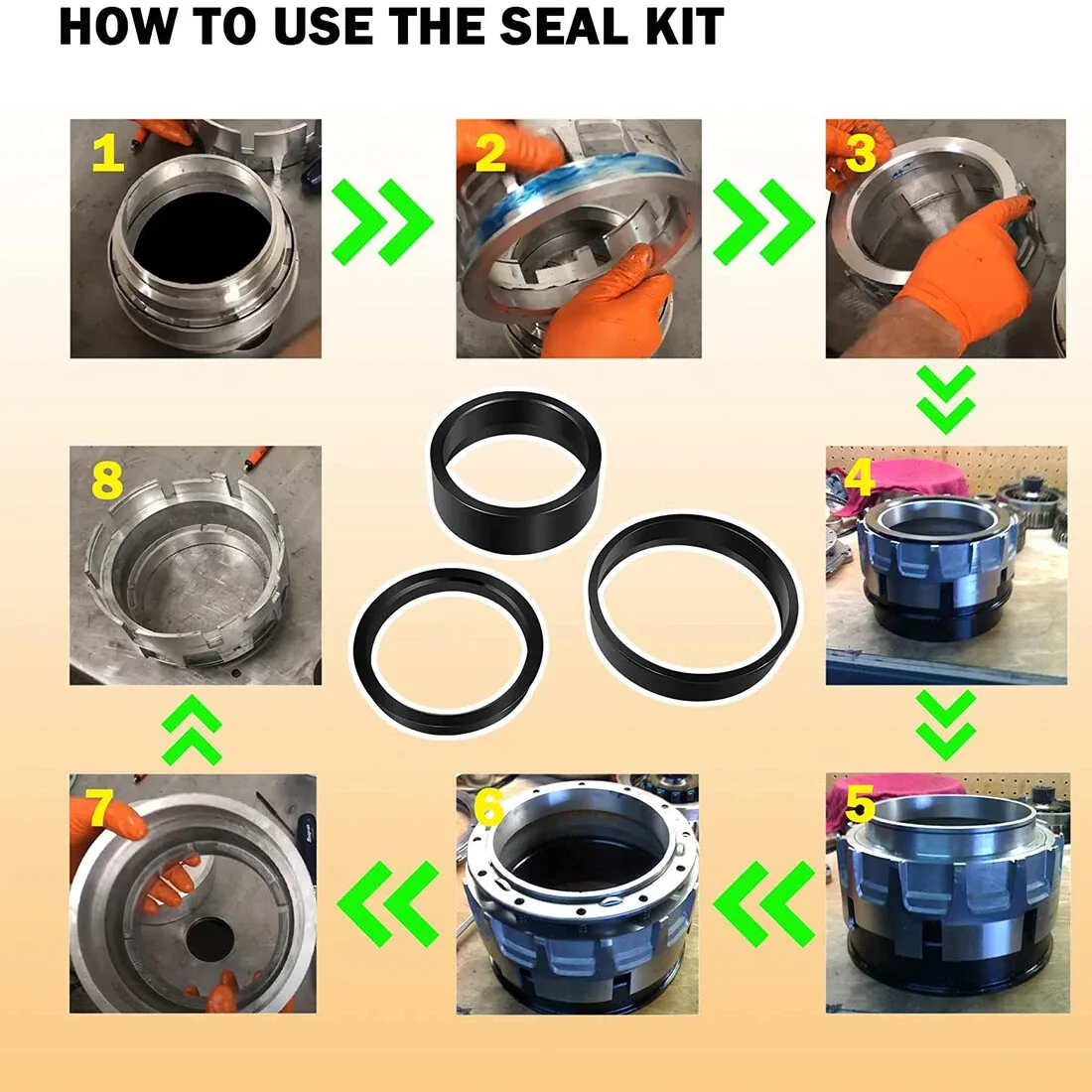 GM 4L80-E Clutch Piston & Lip Seal Installer Protector Kit T-2926 image 4