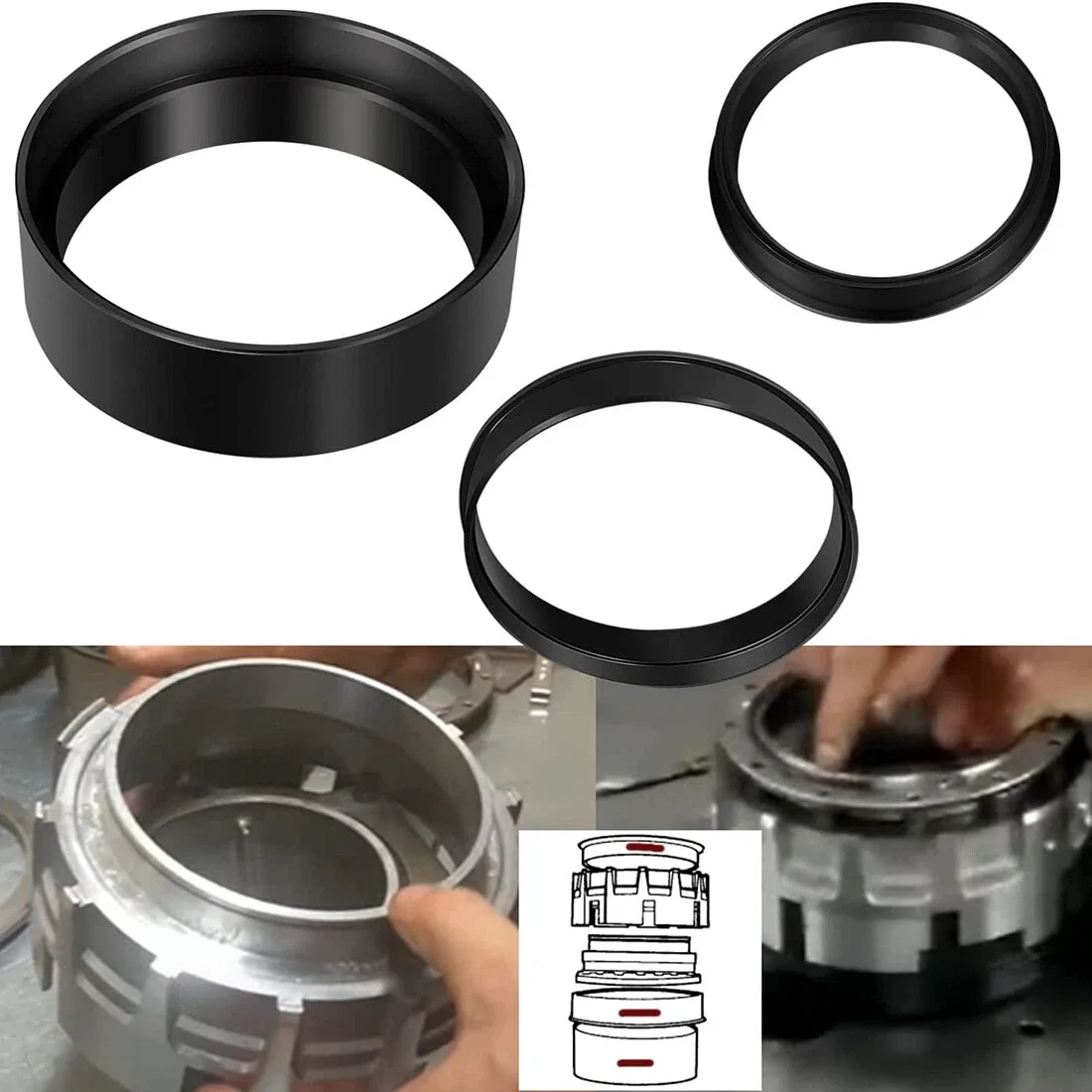 GM 4L80-E Clutch Piston & Lip Seal Installer Protector Kit T-2926