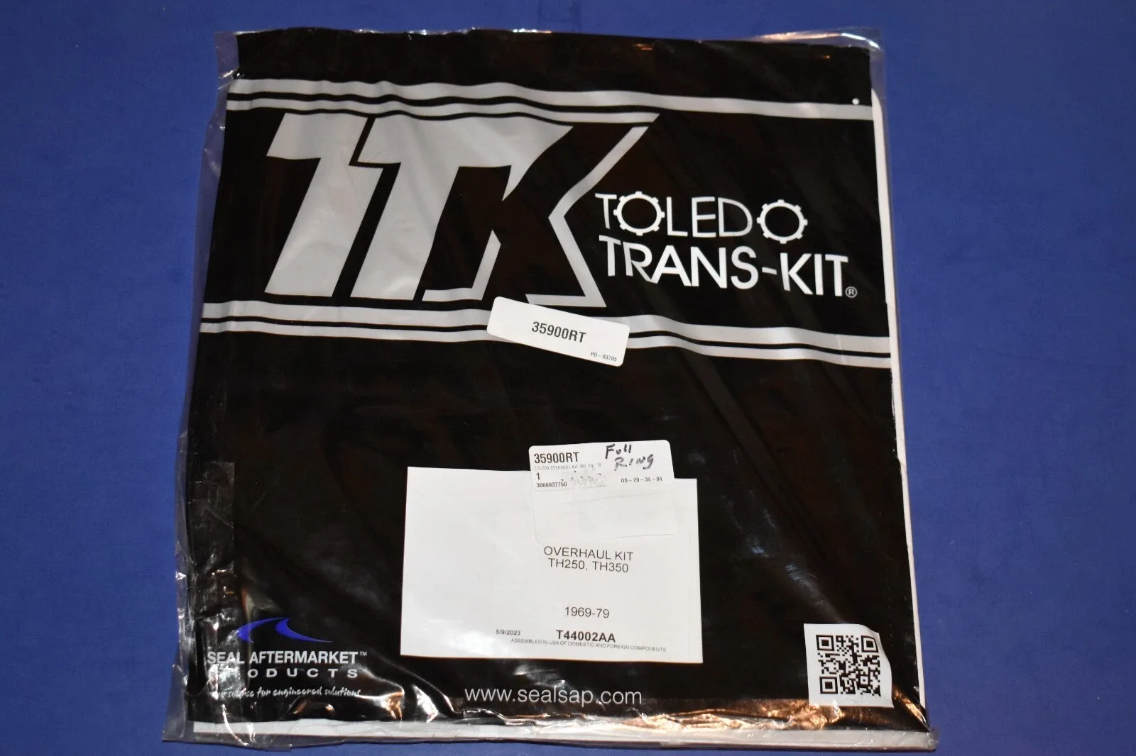 1969-1978 TH350 Transmission Gasket & Seal Kit Toledo MPN 35900RT image 3