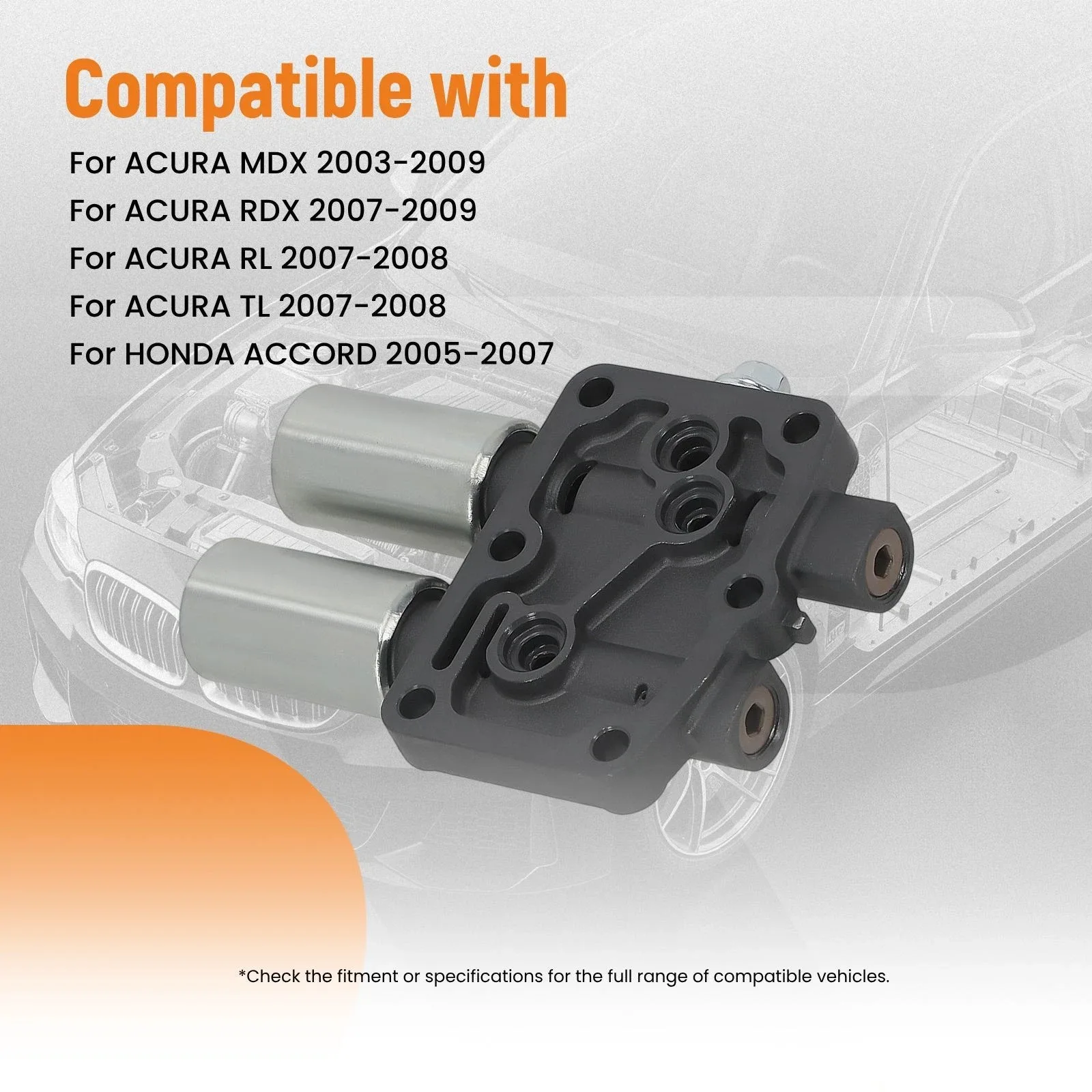 Transmission Dual Linear Shift Solenoid For Honda Acura 3.0L 3.5L 28250-RDK-014 image 2