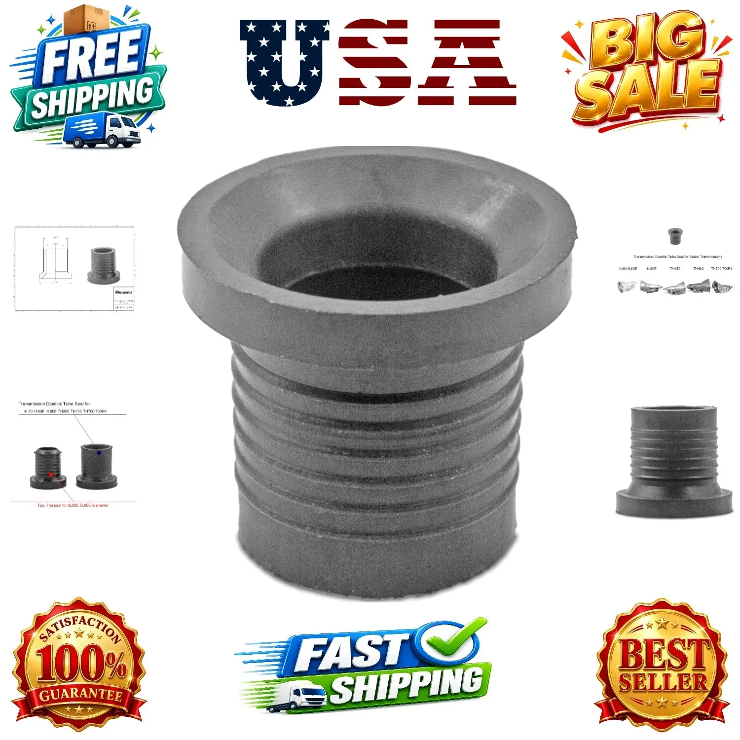Transmission Dipstick Tube Seal / Grommet for 4L60 – Unbranded