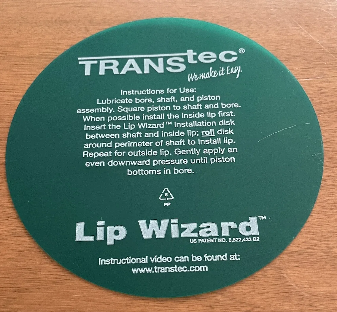Transtec 0206A Lip Wizard Transmission Seal Installer Lip Seal Tool