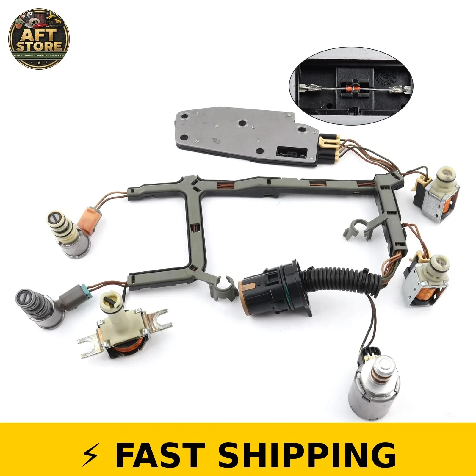SAOKNCE Transmission Solenoid Kit 4L60E/4L65E 9Pcs for GM 2003-2006 image 2