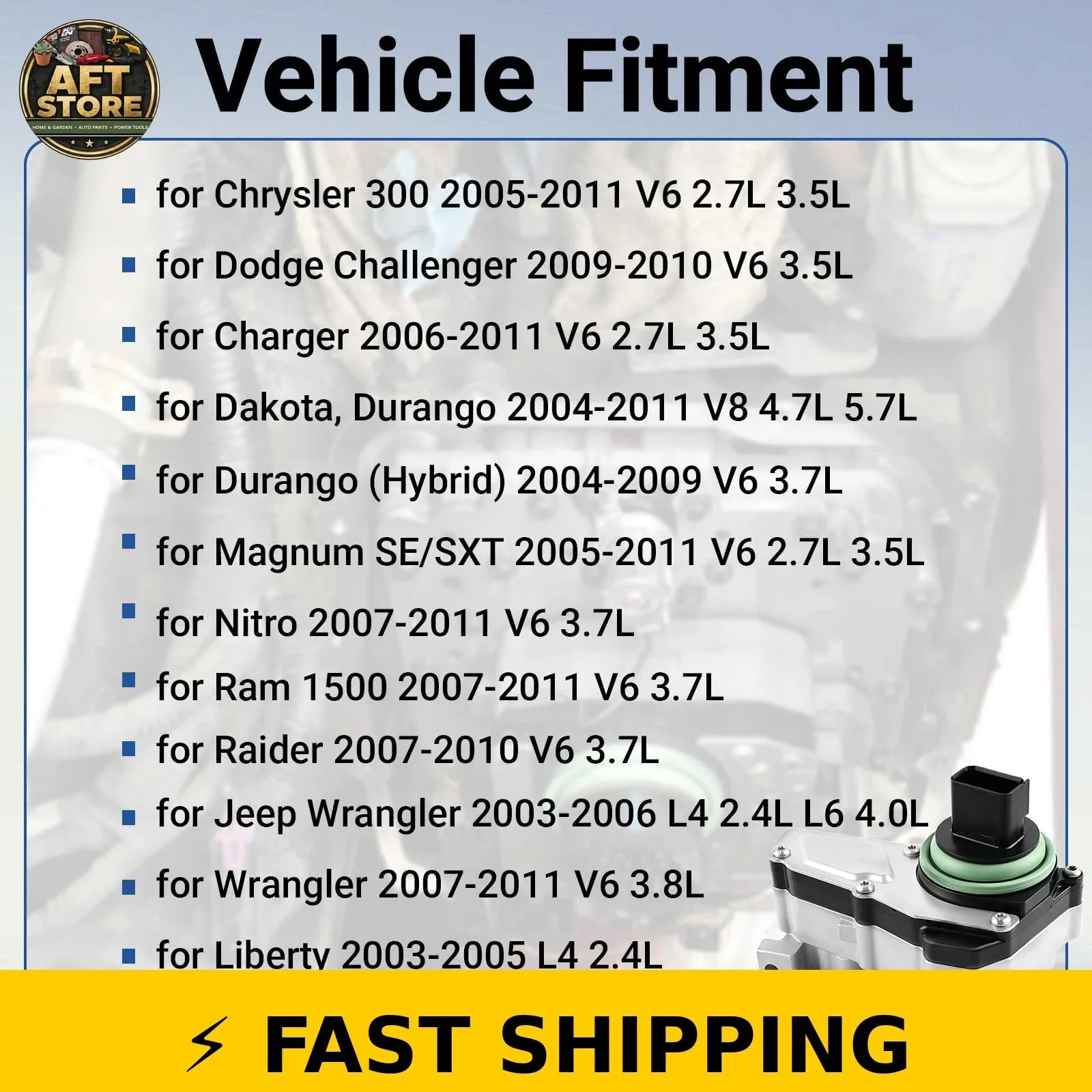 Eslbhwd 42REL Shift Solenoid Block Pack Kit for Jeep & Dodge image 2