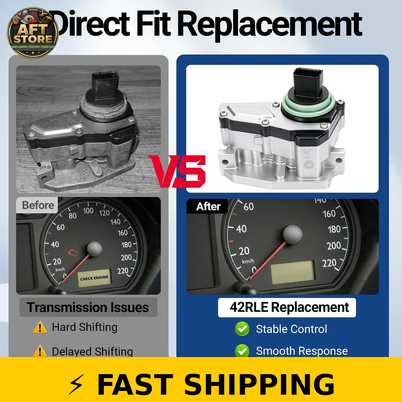 Eslbhwd 42REL Shift Solenoid Block Pack Kit for Jeep & Dodge image 4