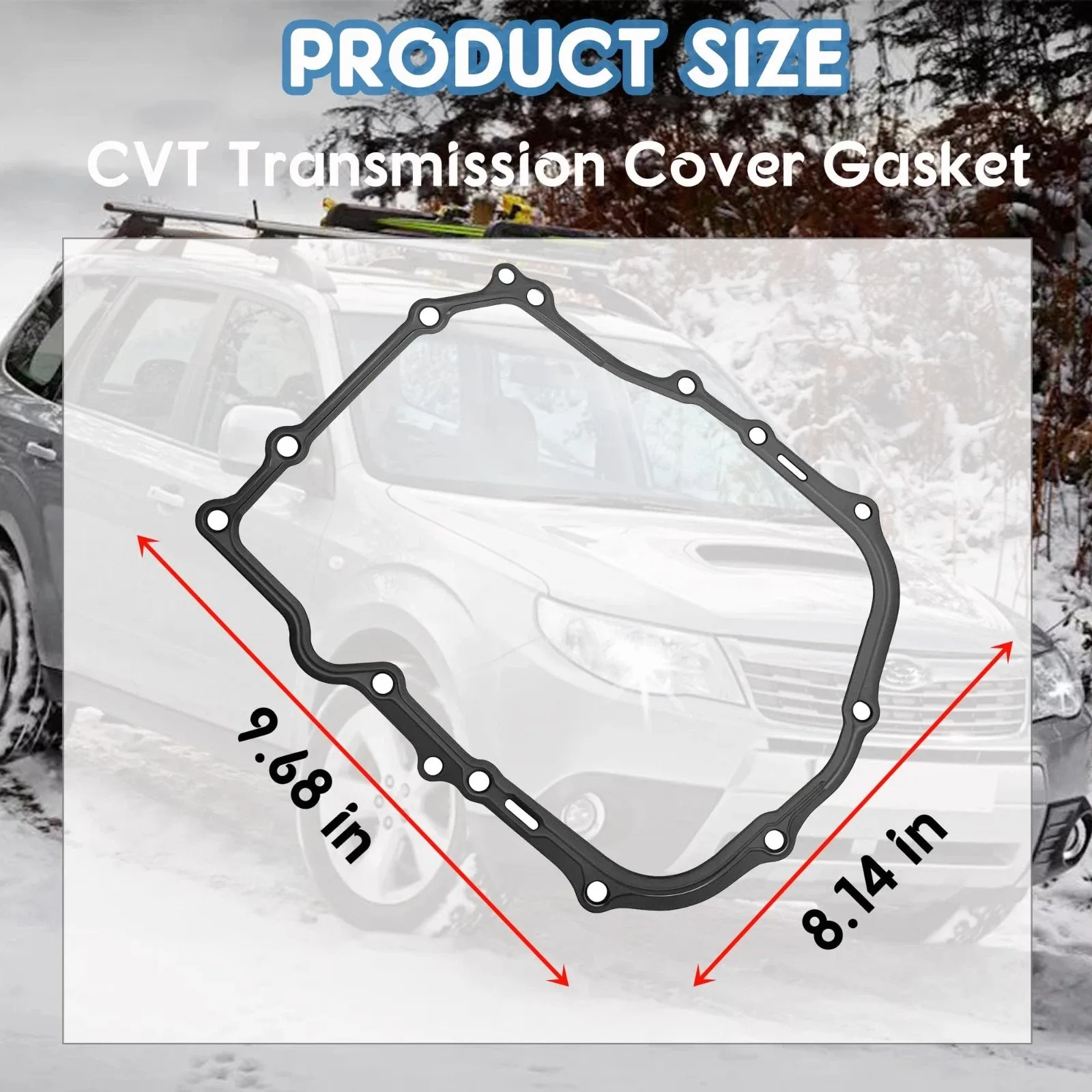 2013-2019 Subaru Crosstrek CVT Transmission Cover Gasket - for 31338AA020 image 3