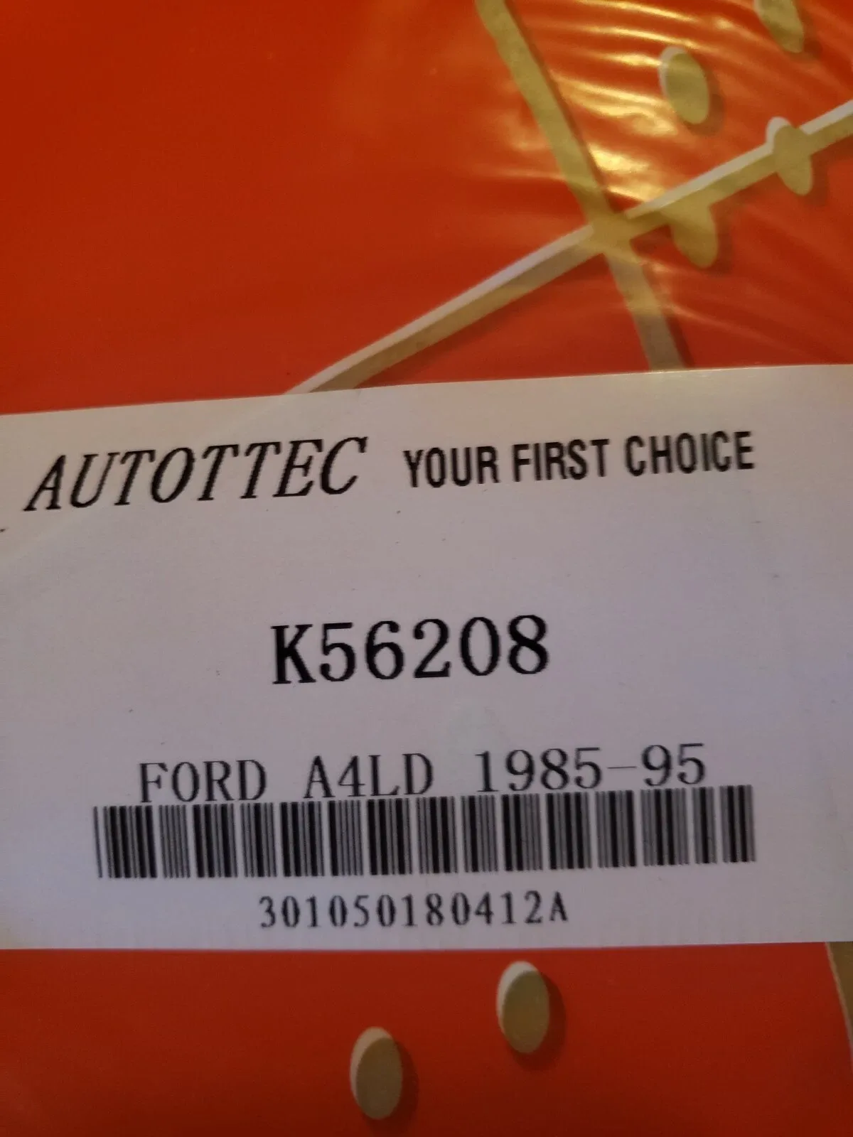 1985-1995 Ford A4LD Transmission Overhaul Gasket & Seal Kit - K56208 image 3