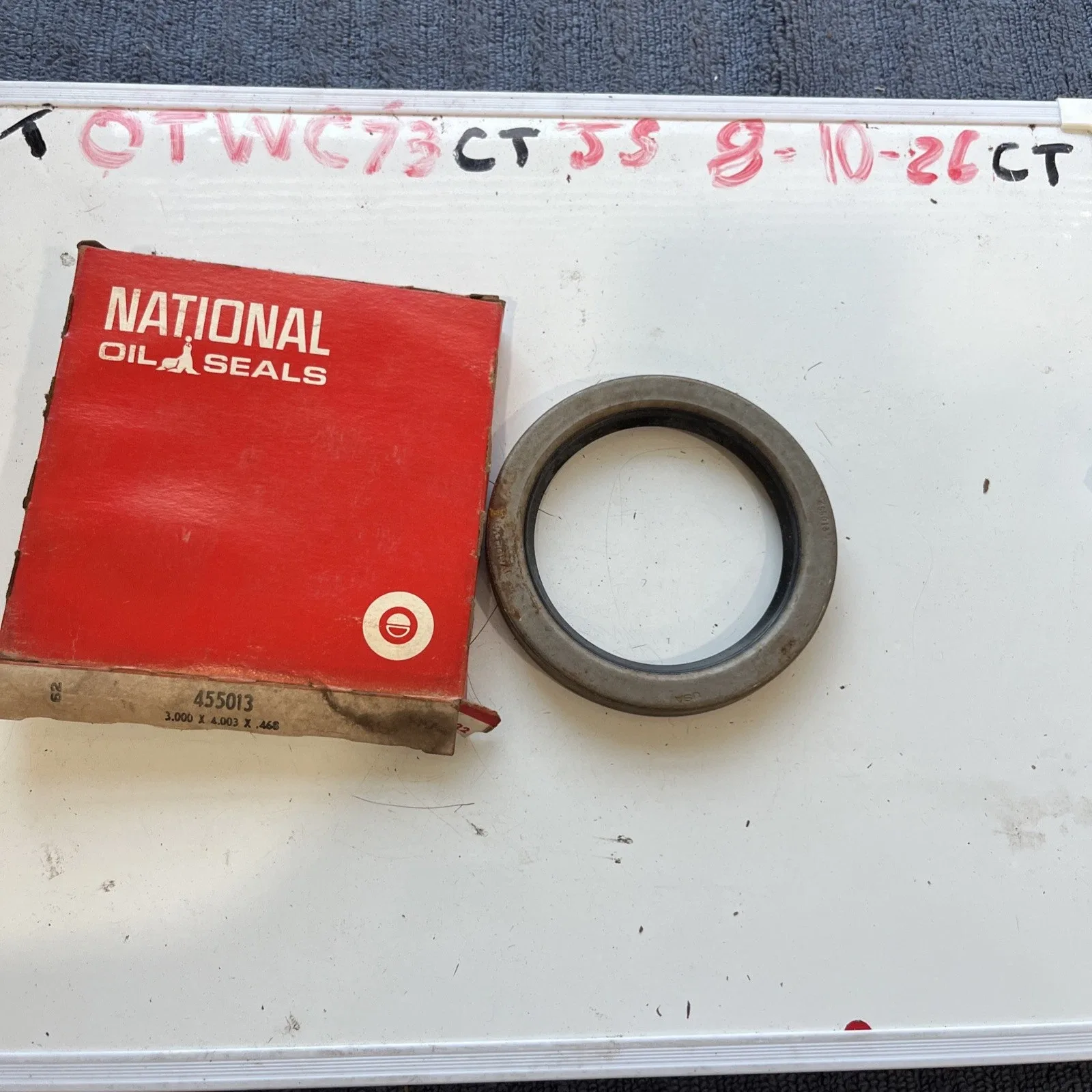 National Bearings 455013 Multi-Purpose / Oil Seal (Nitrile)