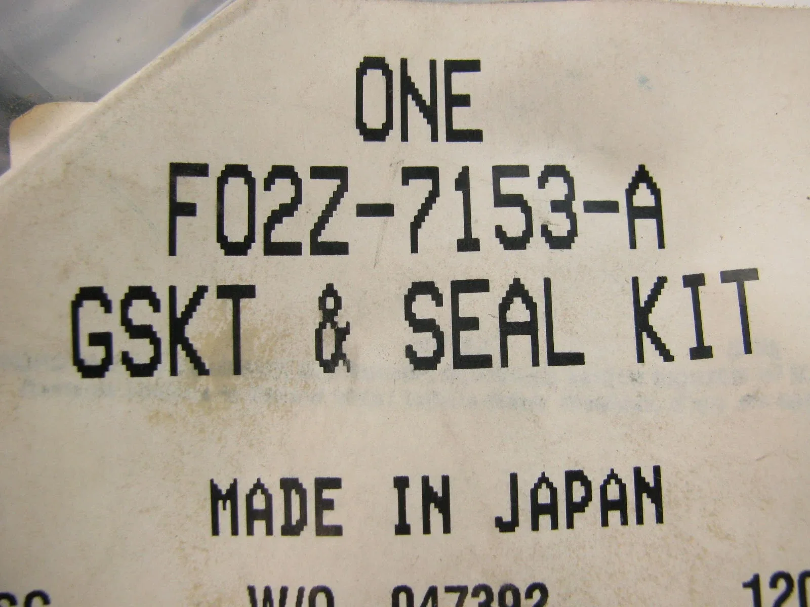 1990 Ford Probe 4EAT Transmission Gasket Seal Kit F02Z-7153-A image 2
