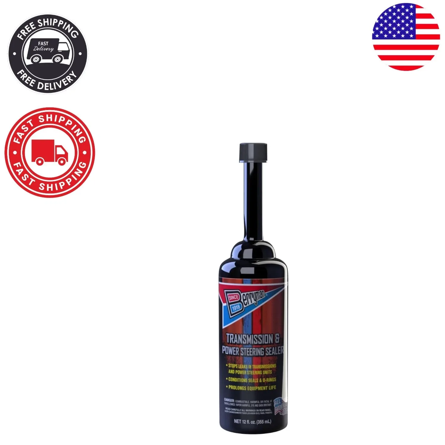 11 oz Power Steering & Transmission Sealer Bottle - Transmission and Power Steering Sealer