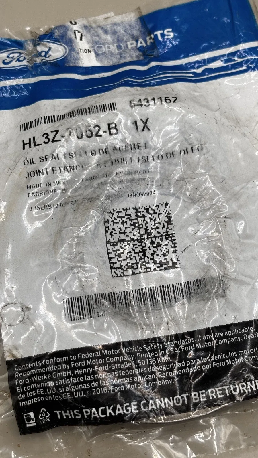2017-2025 Ford Extension Housing Seal HL3Z-7052-B image 4