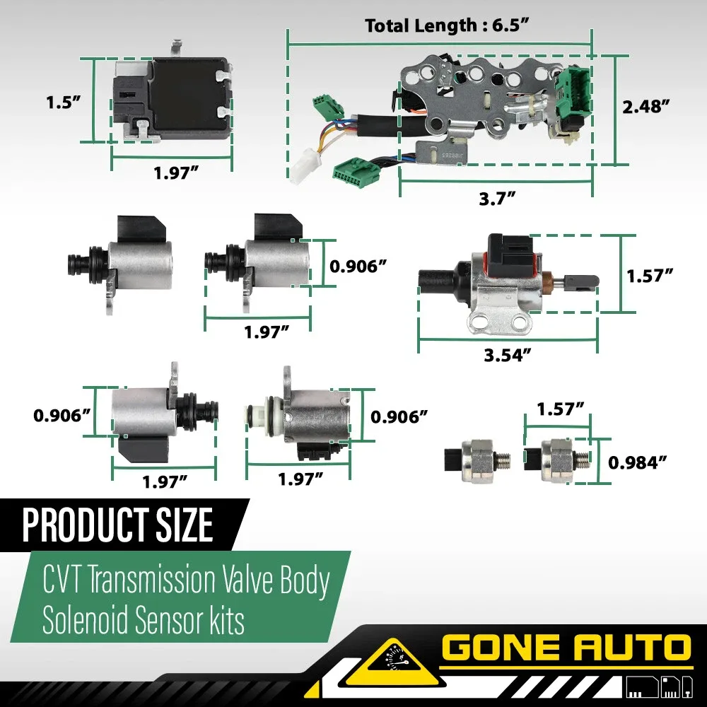 Fit For Nissan CVT Transmission Valve Body Solenoid Sensor Kit NEW image 3
