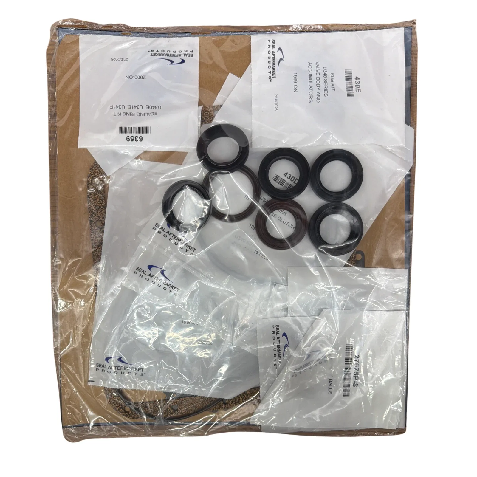 2000-Up Toyota U340E/U341E/U341F Overhaul Kit S89900M image 2