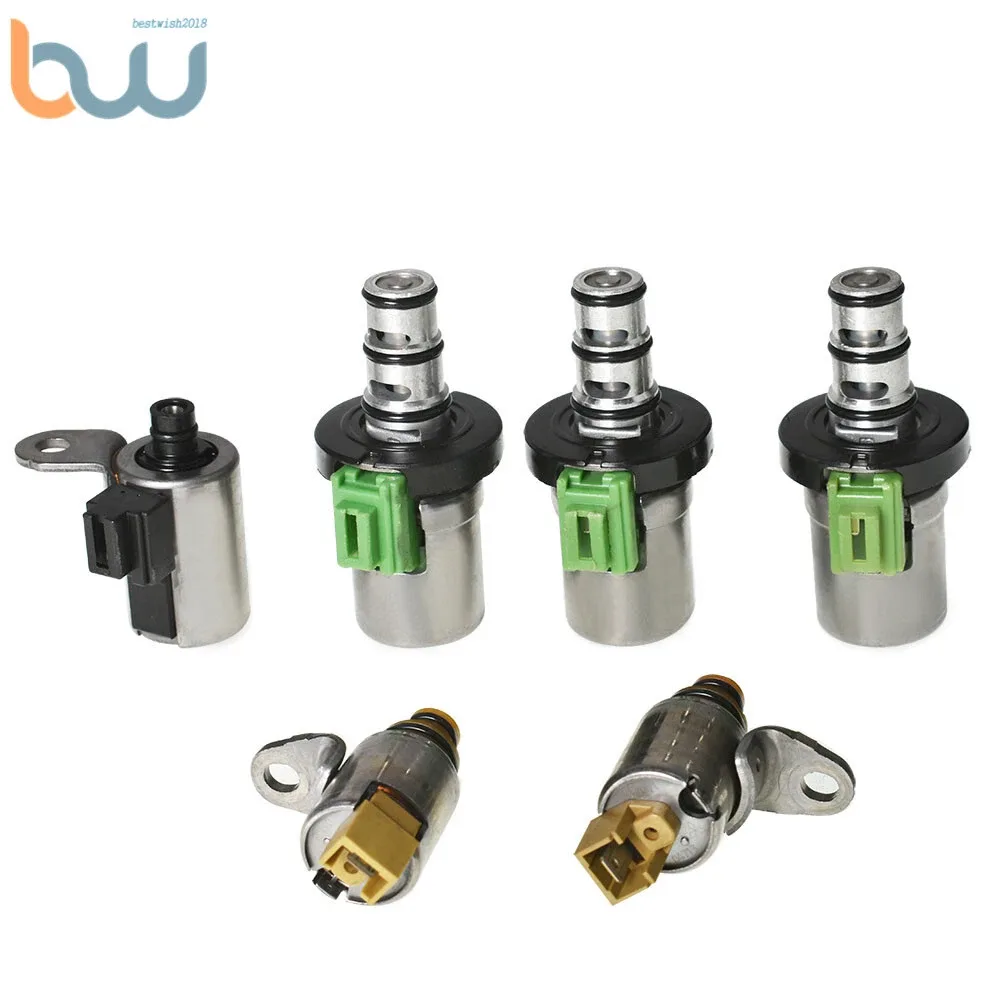 6pcs Transmission Solenoid Shift 2 PWM 3 EPC 1 Fit For Ford Mazda 4F27E 4F27-E image 4
