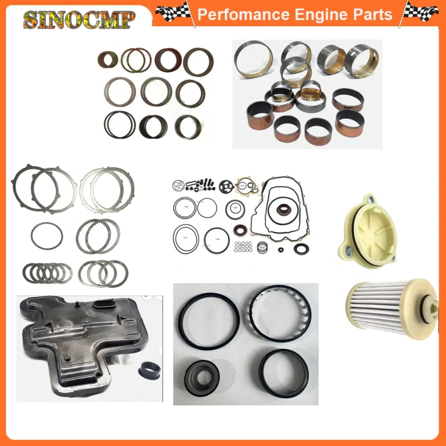 2018-2023 Chevrolet GMC Terrain Malibu 2.0T 9T50 Transmission Master Rebuild Kit GM 9T50