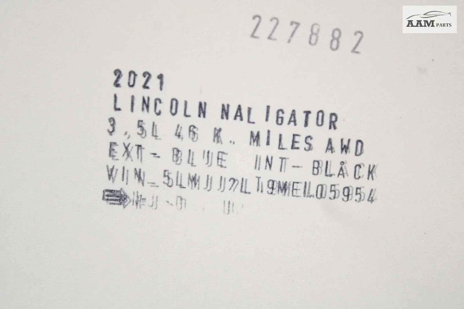 2018-2022 Lincoln Navigator Automatic Transmission Mount Plate Gasket Seal F6B0A image 4