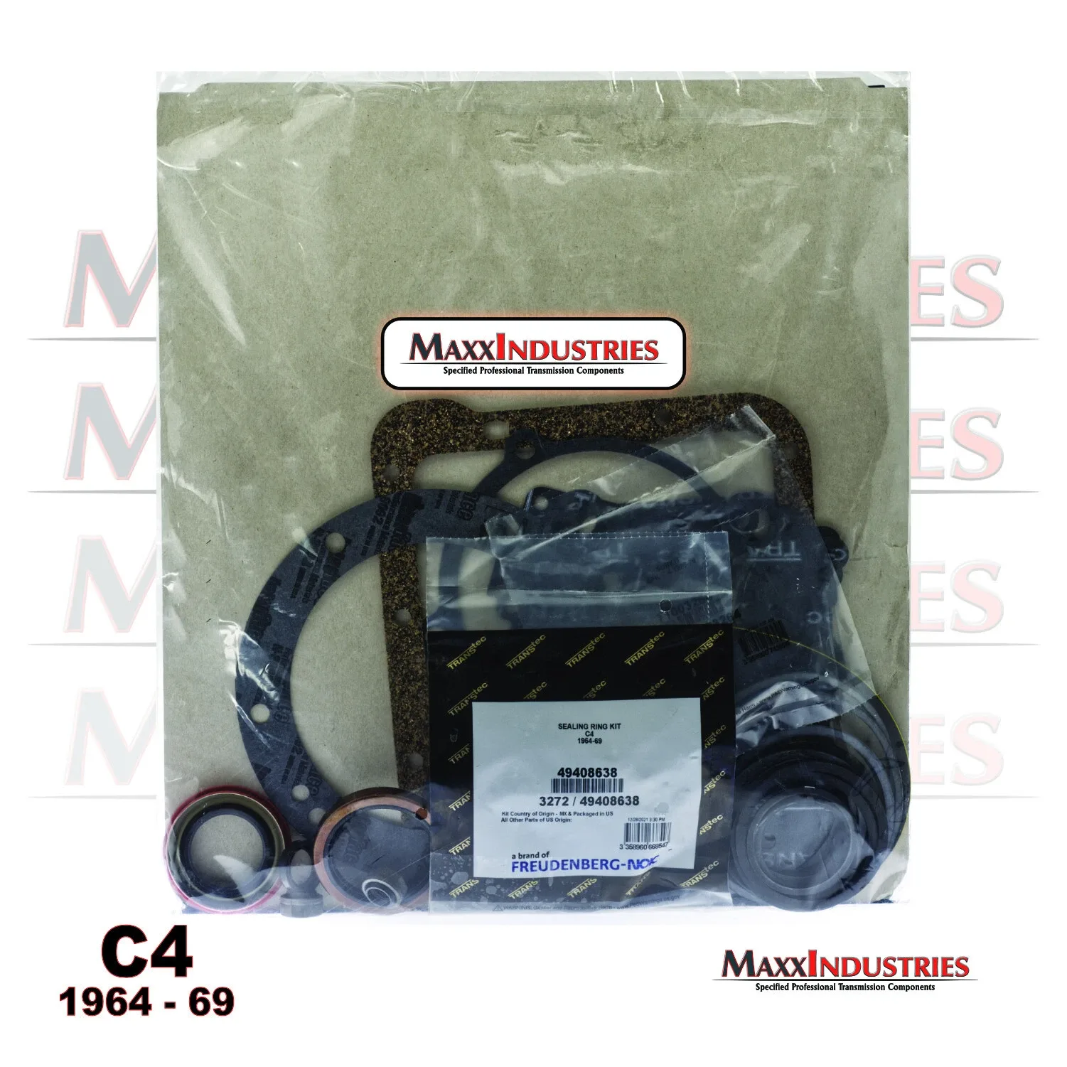 1964-1969 C4 Transmission Rebuild Kit TransTec 2029 image 3