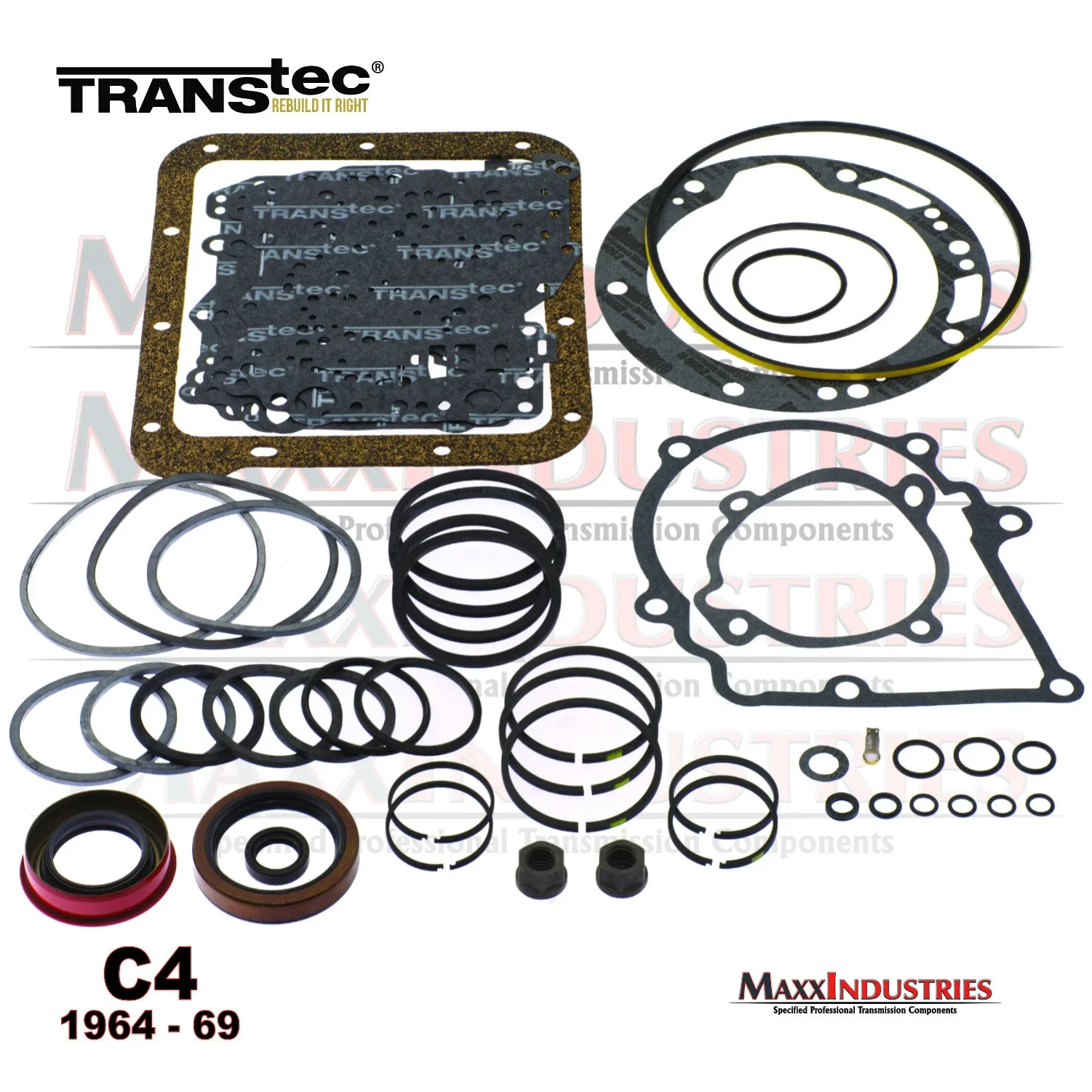 1964-1969 C4 Transmission Rebuild Kit TransTec 2029