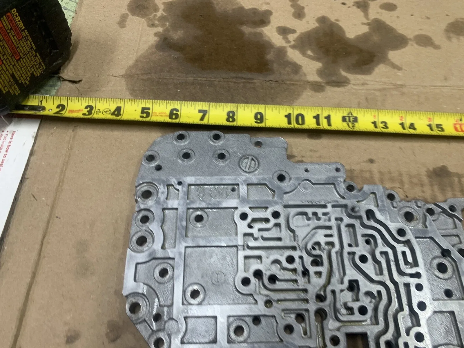 1994-1995 Mitsubishi Galant Auto Transaxle Main Valve Body Section image 2