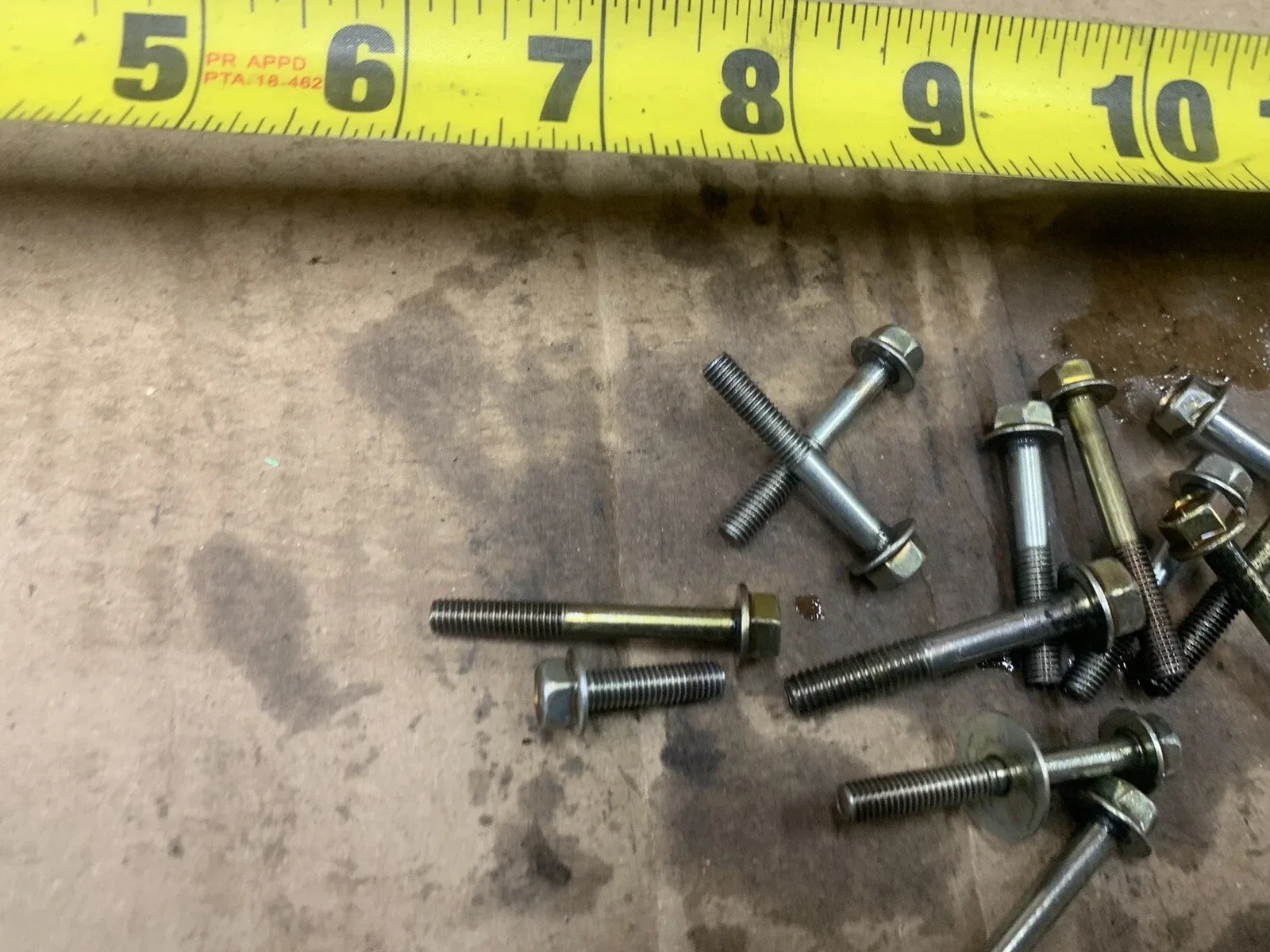 1994-1995 Mitsubishi Galant Automatic Transaxle Small Valve Body Bolts Set image 3