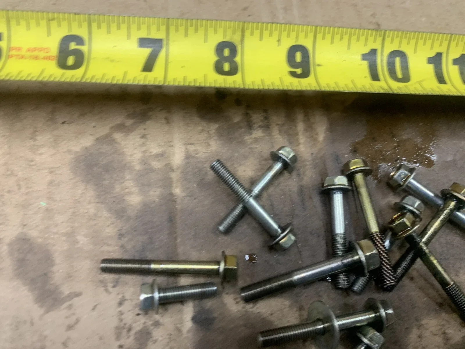 1994-1995 Mitsubishi Galant Automatic Transaxle Small Valve Body Bolts Set image 4