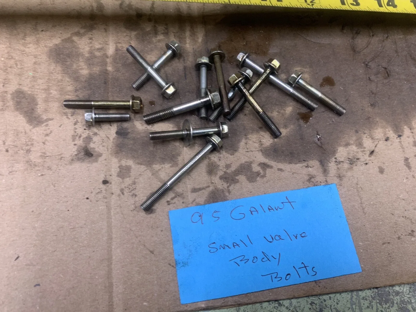 1994-1995 Mitsubishi Galant Automatic Transaxle Small Valve Body Bolts Set