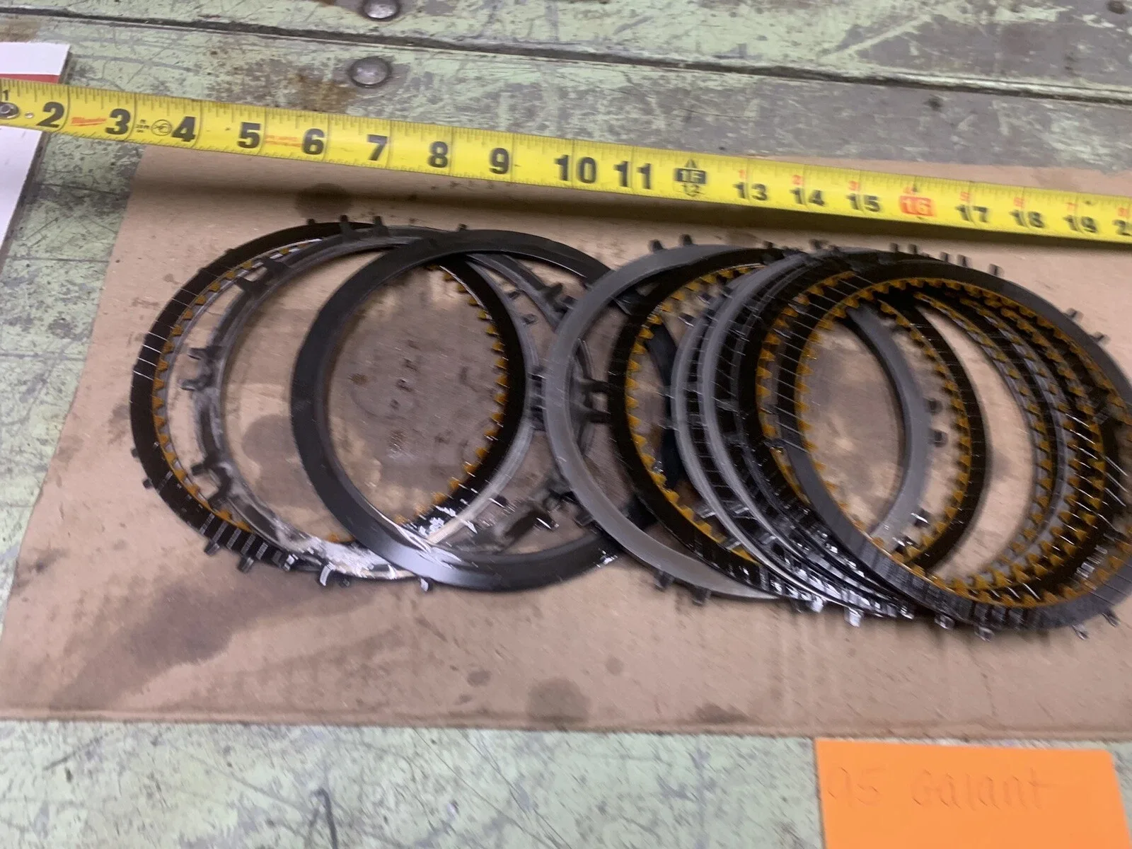 1994-1995 Mitsubishi Galant Auto Transaxle Large Disc And Clutch Plate Pack Set image 2