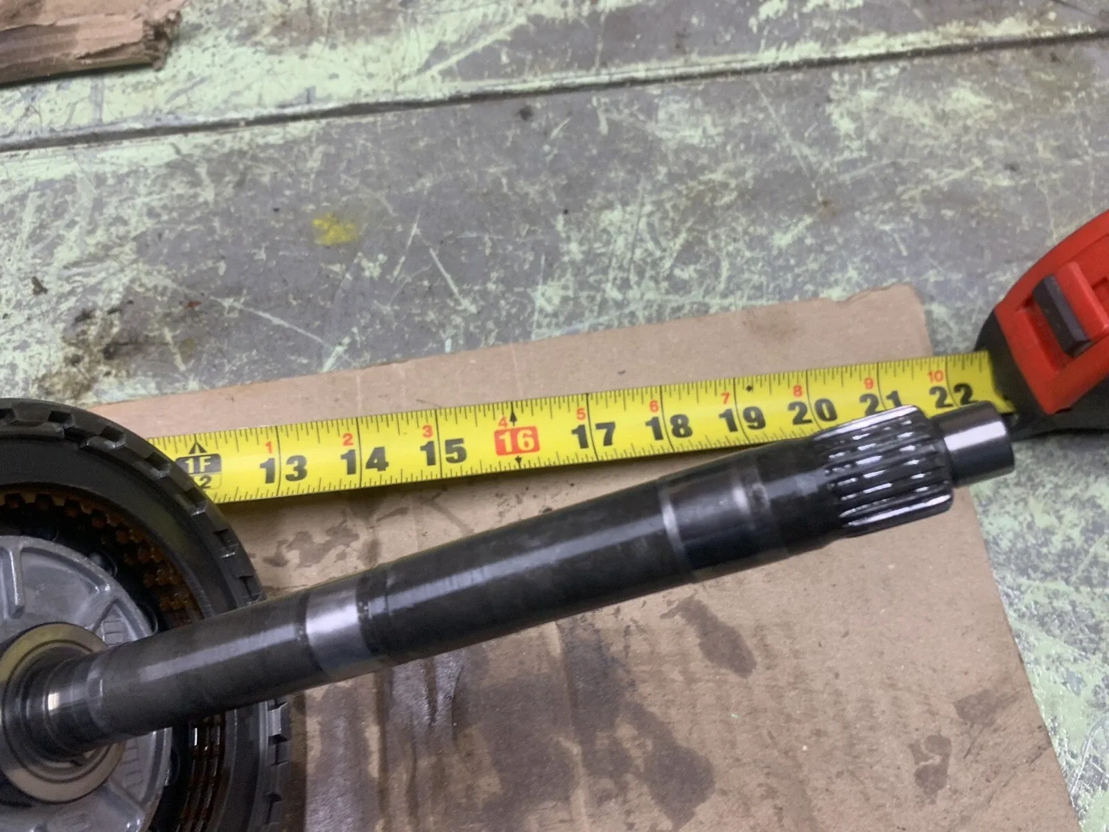 1994-1995 Mitsubishi Galant Automatic Transaxle Input Shaft with Loaded Drum image 4