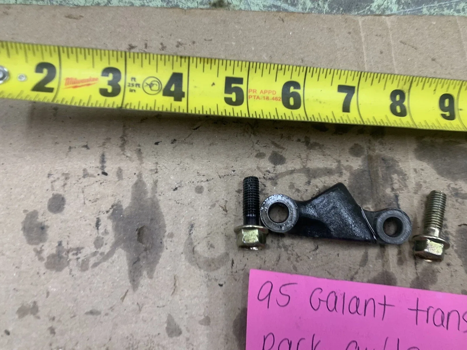 1994-1995 Mitsubishi Galant Automatic Transaxle Park Rod Guide image 3