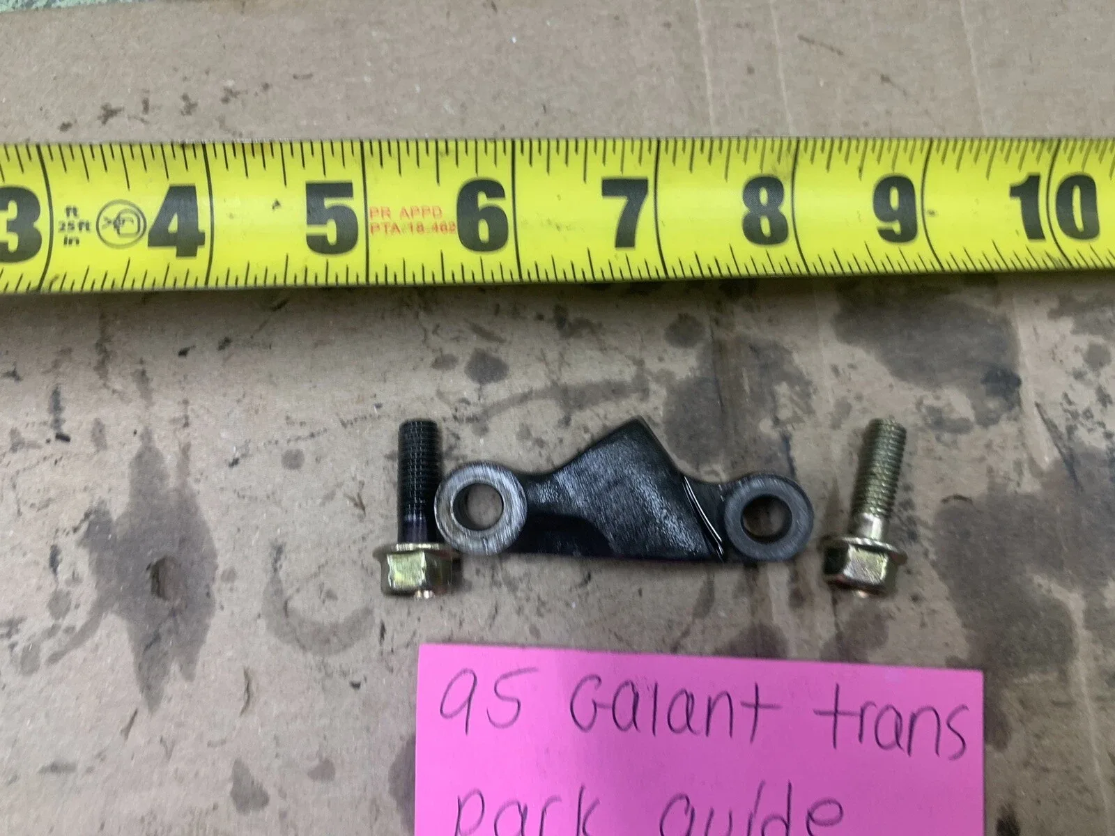 1994-1995 Mitsubishi Galant Automatic Transaxle Park Rod Guide image 4