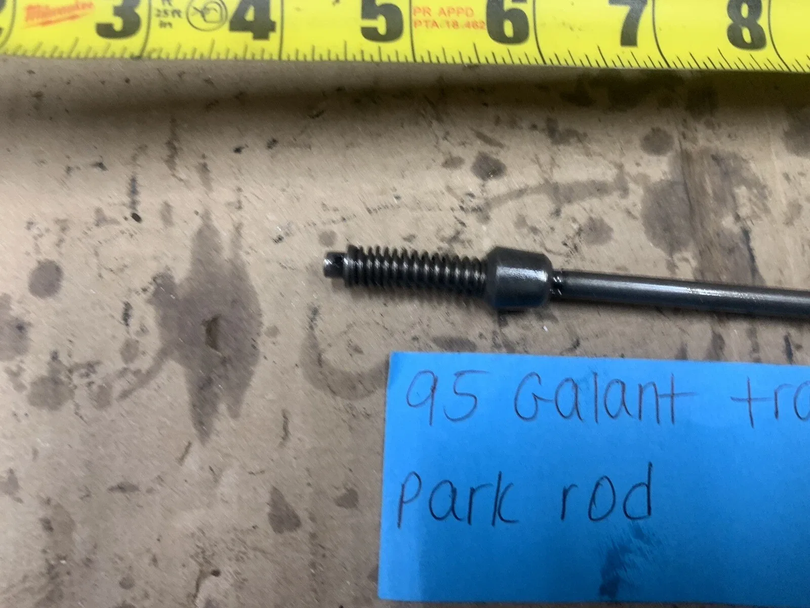1994-1995 Mitsubishi Galant Auto Transaxle Park Rod Link image 3
