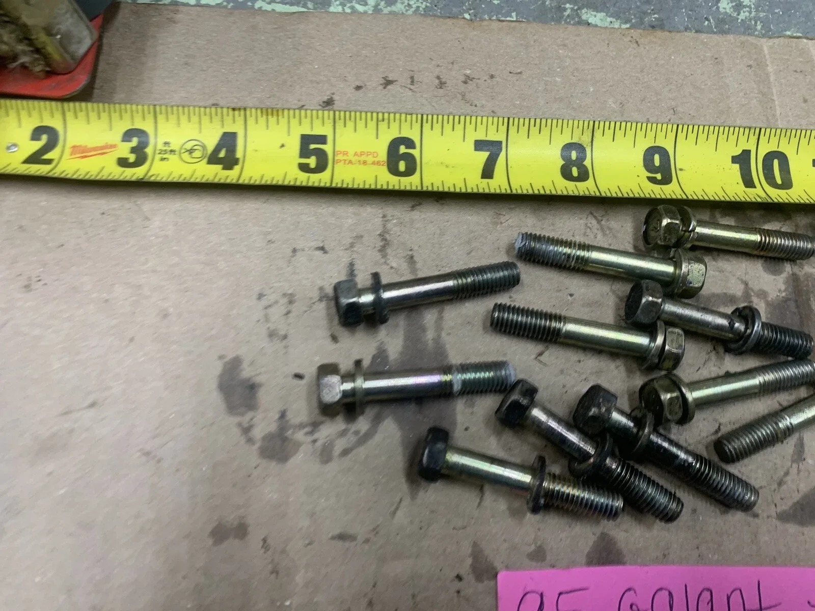 1994-1995 Mitsubishi Galant Auto Transaxle Main Case-to-Case Bolts image 3