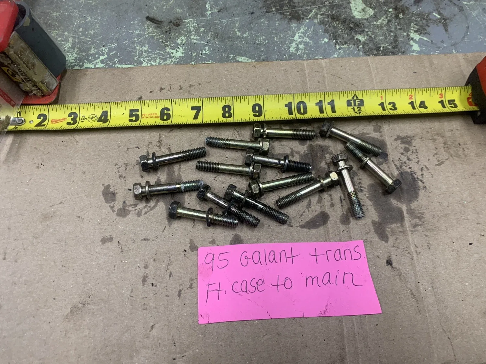 1994-1995 Mitsubishi Galant Auto Transaxle Main Case-to-Case Bolts