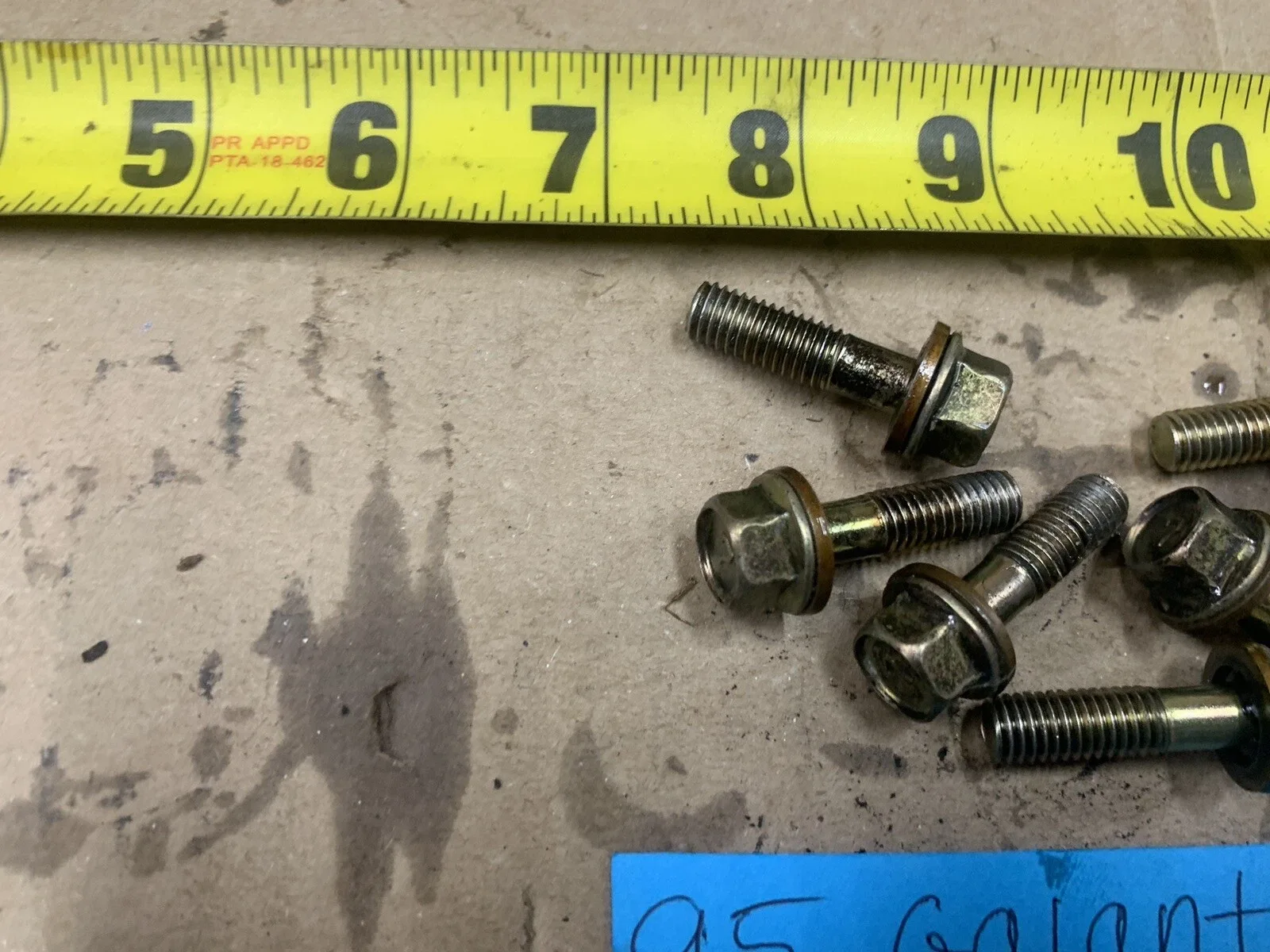 1994-1995 Mitsubishi Galant Automatic Transaxle Front Pump Bolts image 4