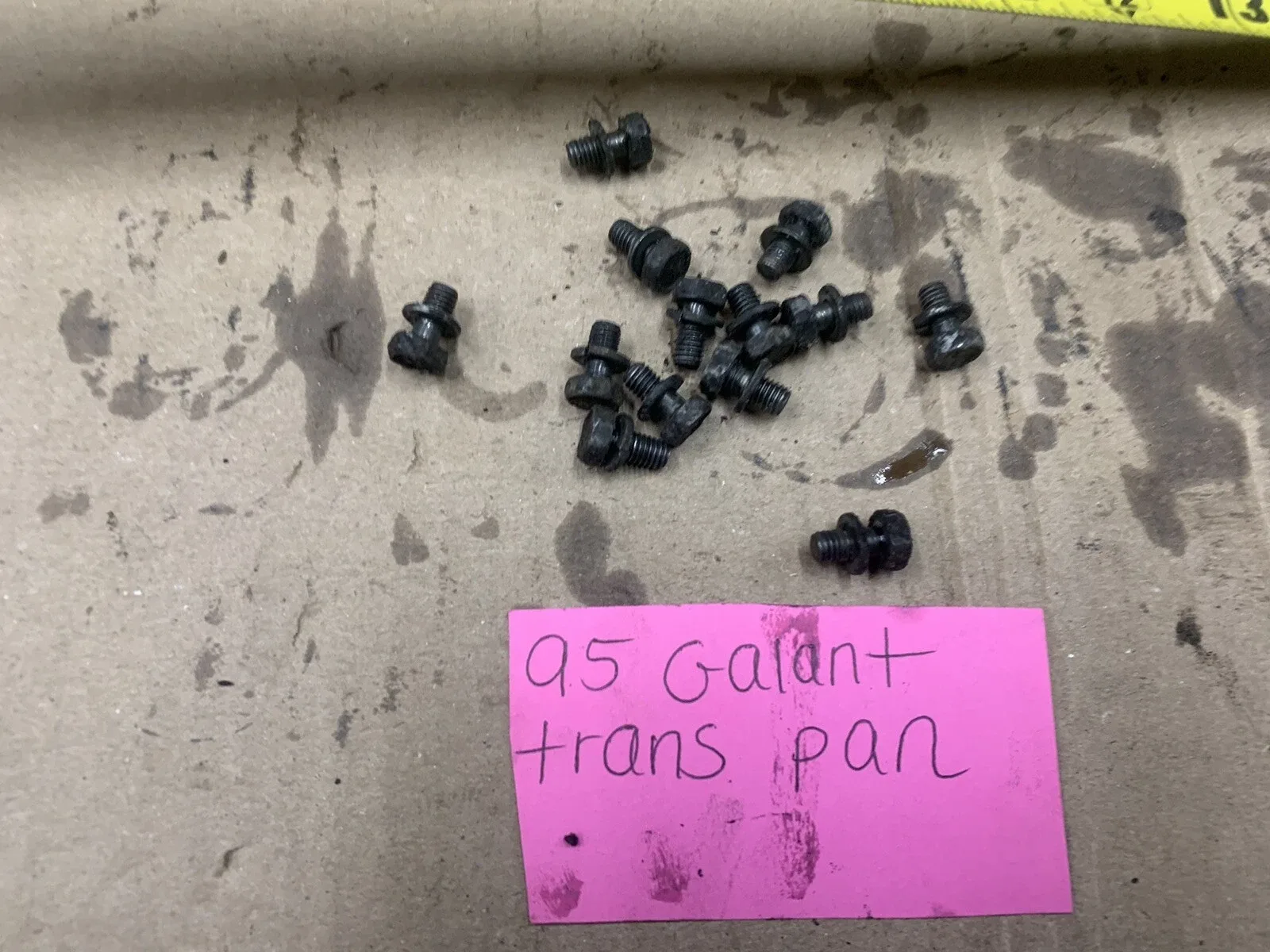 1994-1995 Mitsubishi Galant Automatic Transaxle Pan Bolt Set image 2