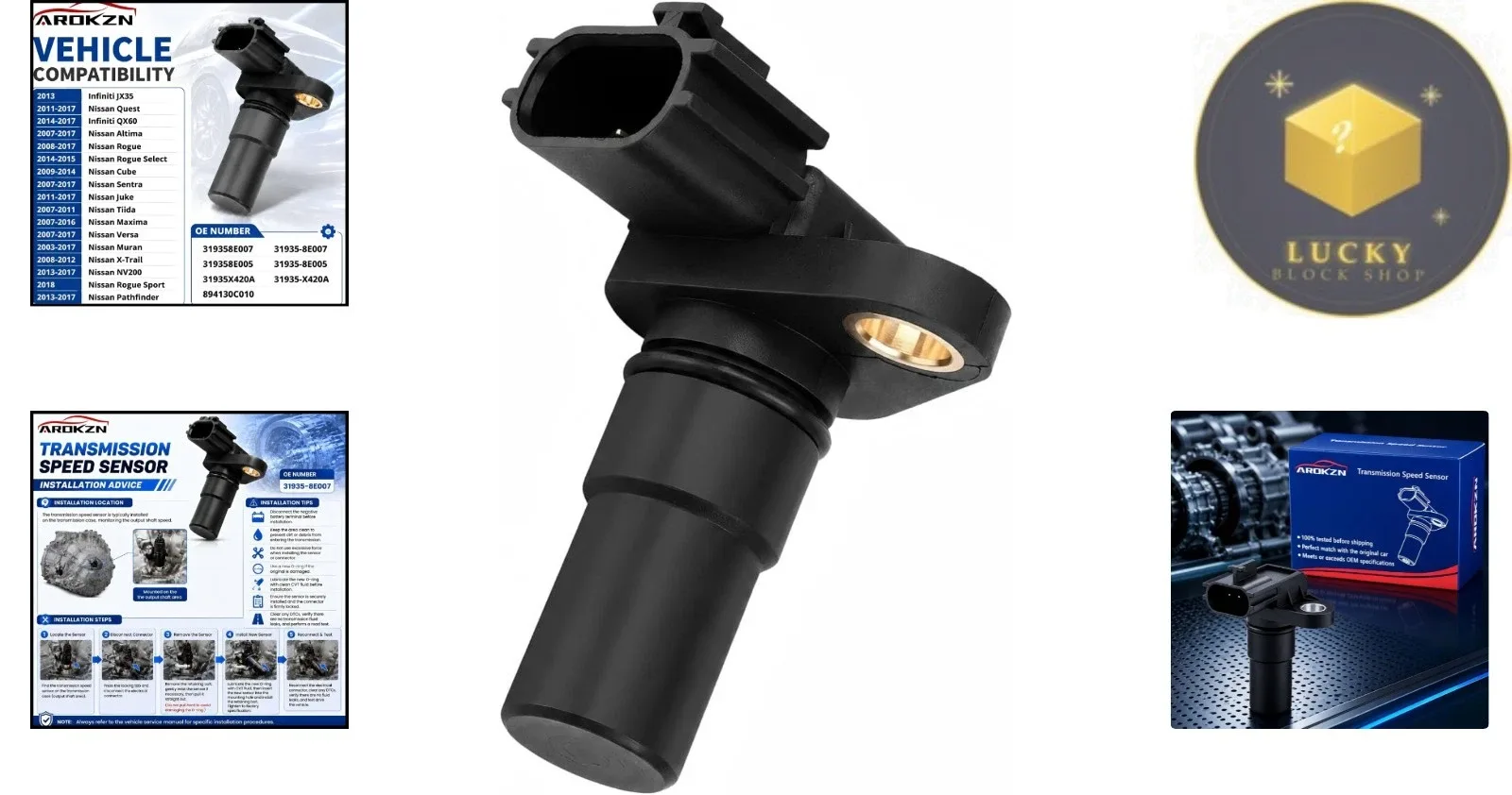 2007-2017 Nissan Altima & Maxima Flange-Mount Digital Transmission Speed Sensor image 2