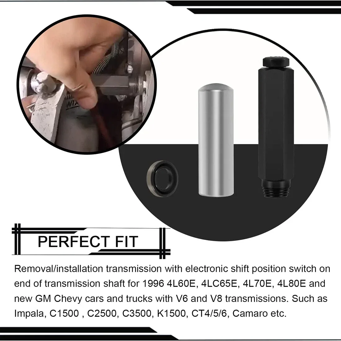 1996+ GM Chevy Transmission Shifter Seal Remover/Installer Tool for 4L60E/4L80E image 2