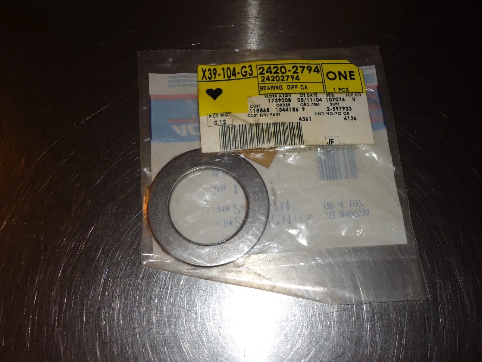 NOS GM ACDelco Transmission Thrust Bearing 24202794 image 2