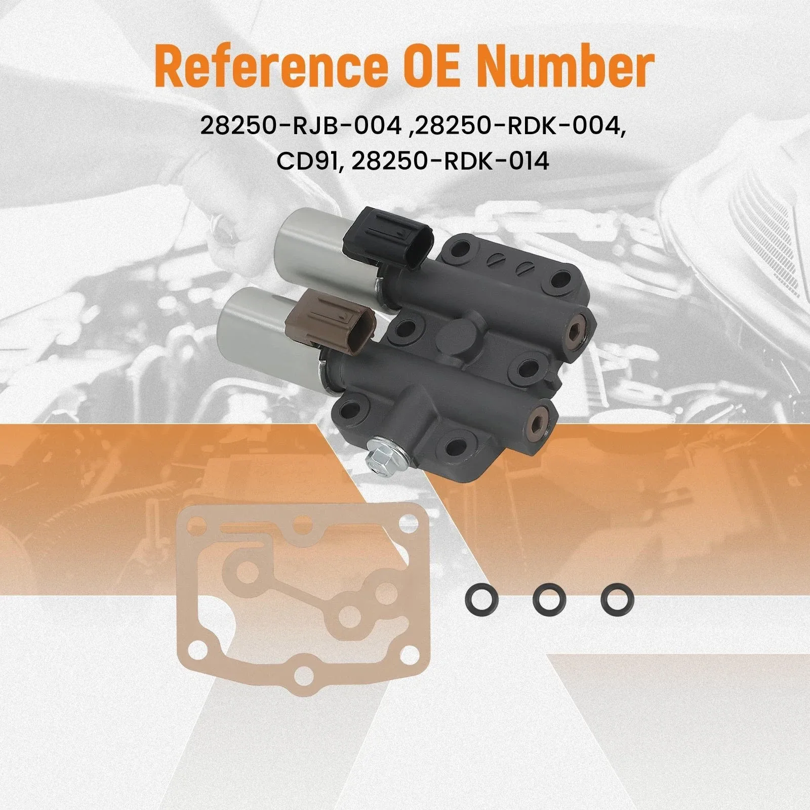 Dual Linear Shift Solenoid 28250-RDK-014 / J35GB2 for Honda & Acura image 4
