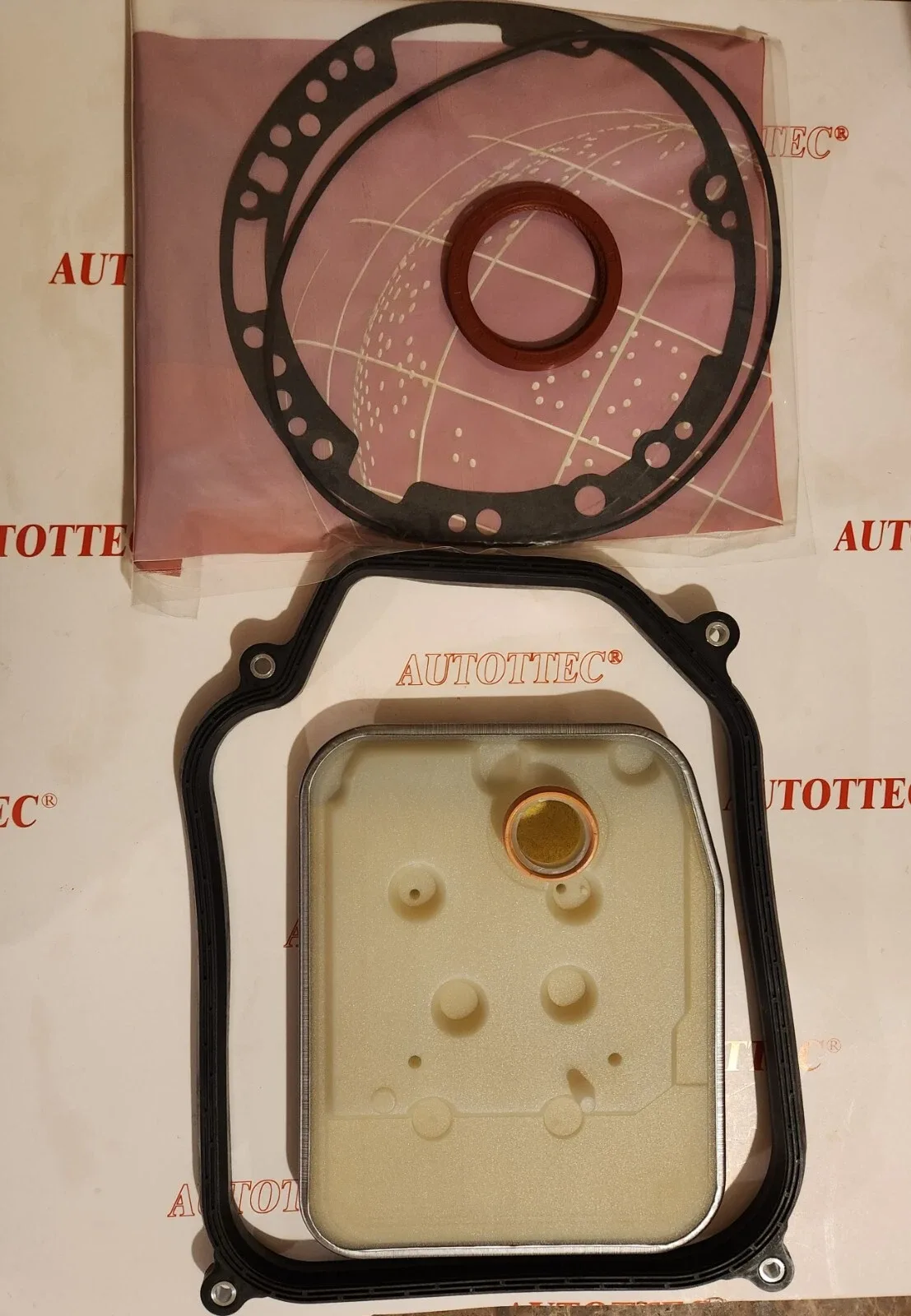 VW096/01M Transmission Filter kit & Pump gasket and oil ring& Metal clad Seal