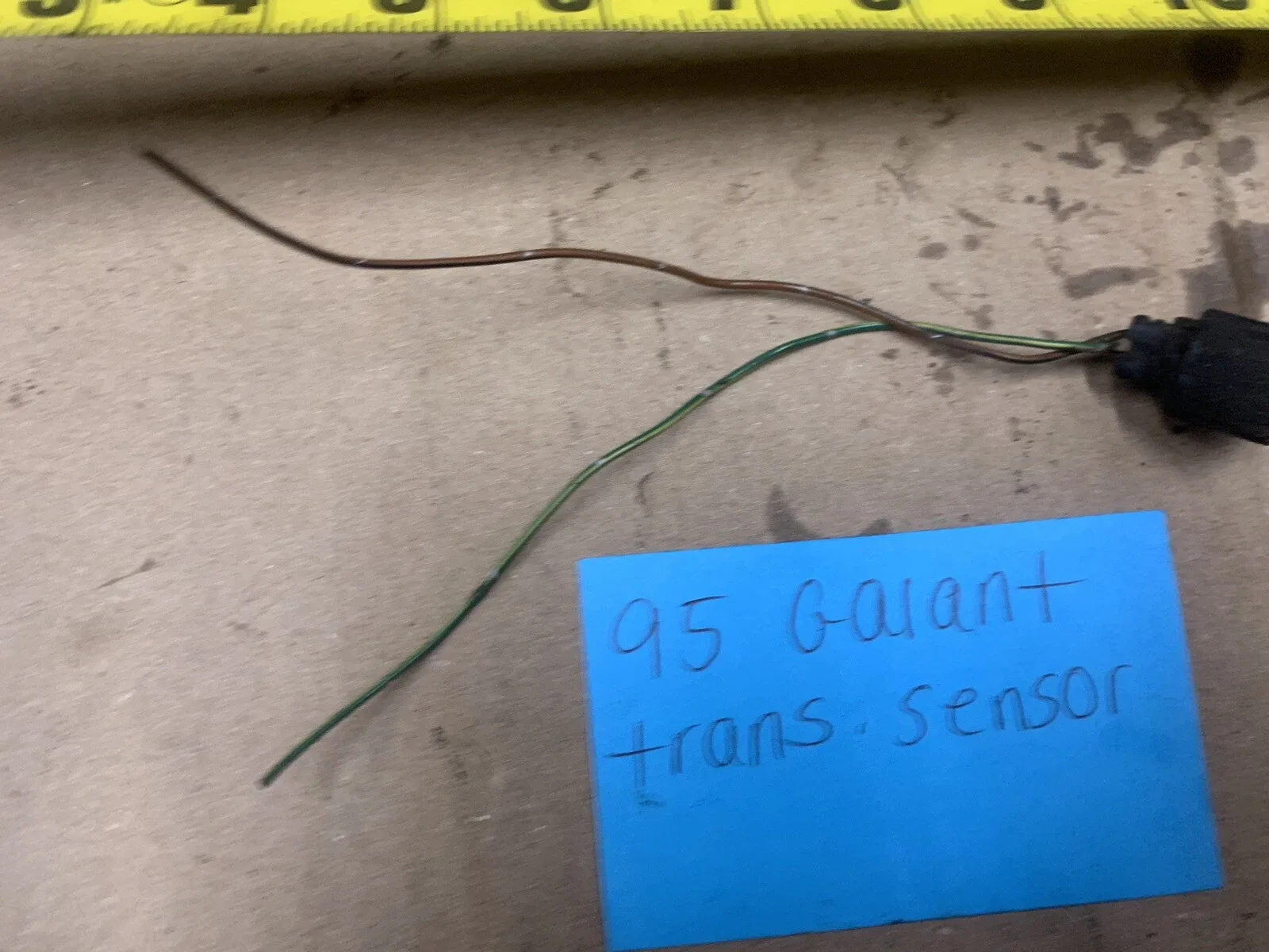 1994-1995 Mitsubishi Galant Auto Transaxle Sensor Wiring Connector 614 image 4