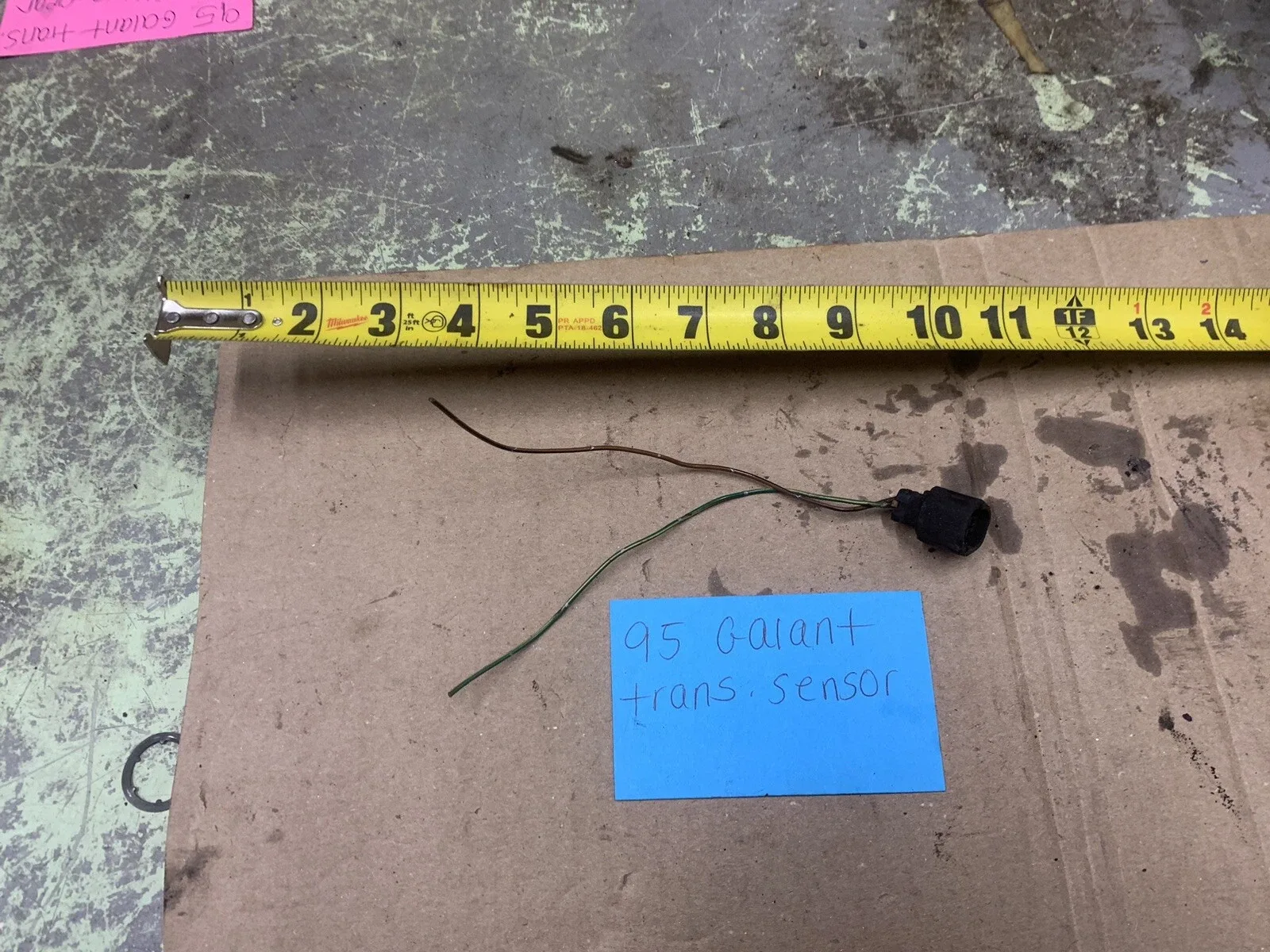 1994-1995 Mitsubishi Galant Auto Transaxle Sensor Wiring Connector 614