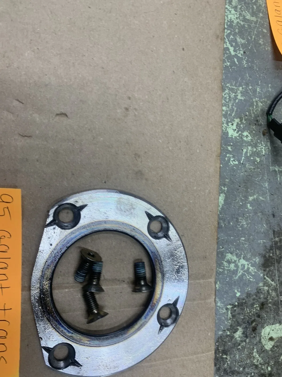 1994-1995 Mitsubishi Galant Automatic Transaxle Bearing Access Retainer Plate image 3
