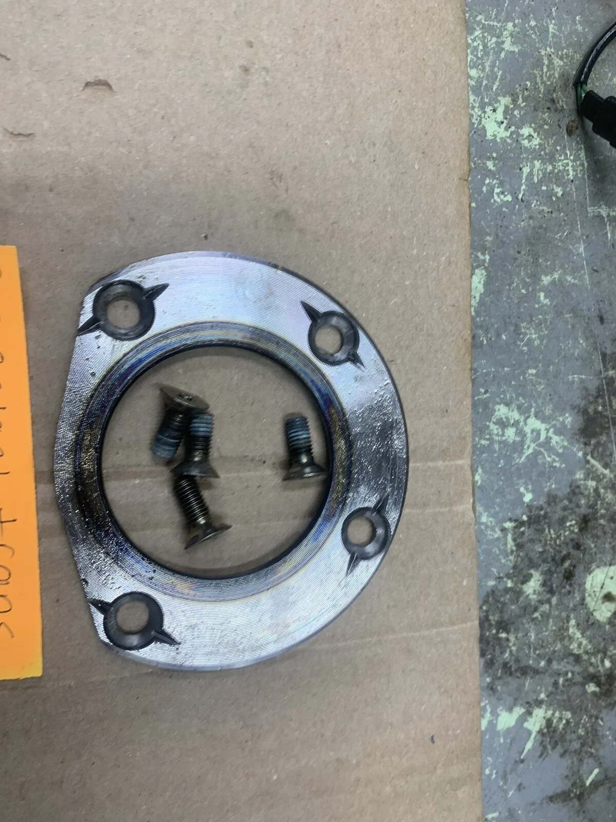 1994-1995 Mitsubishi Galant Automatic Transaxle Bearing Access Retainer Plate image 4