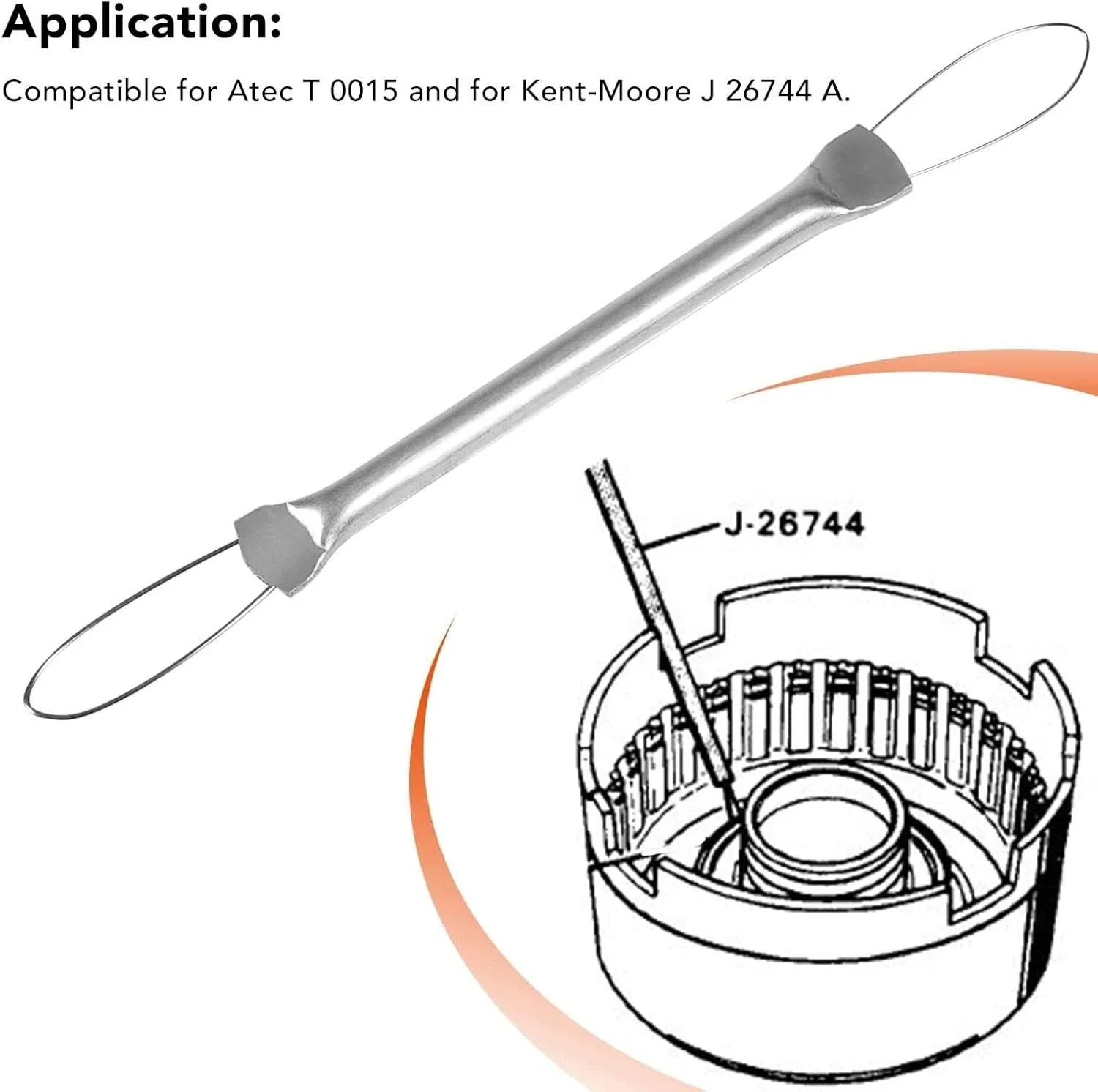 Universal Lip Seal Installer & Remover for TH400 Transmission - MEU1025001 image 2